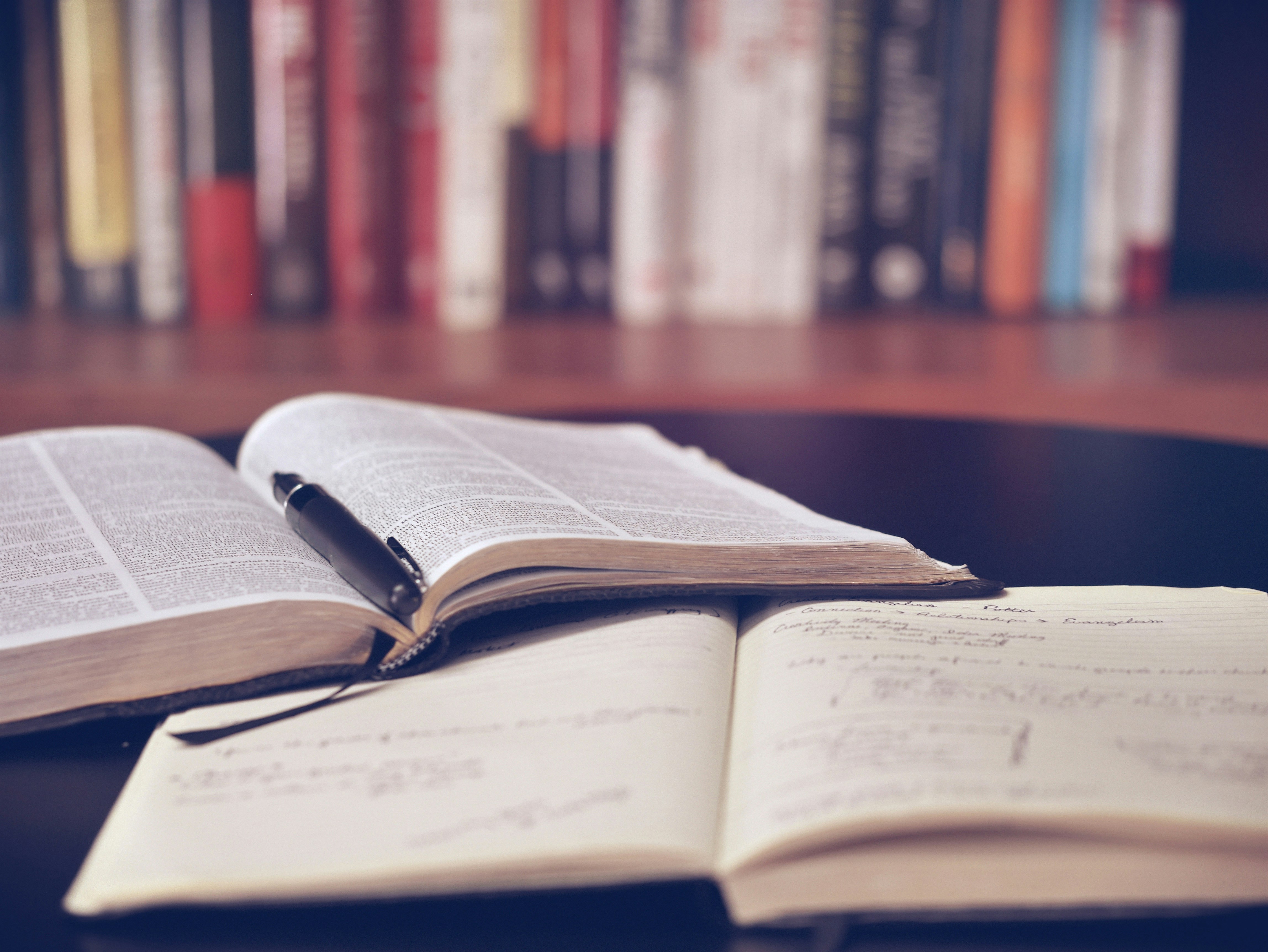 Student studying example